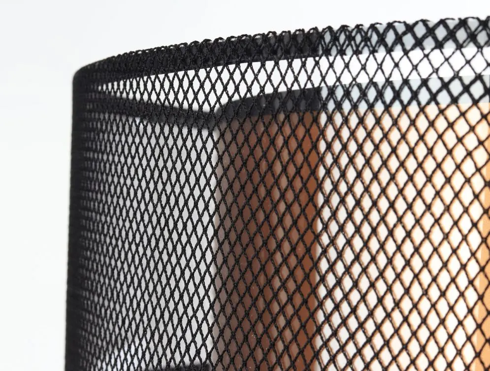 Lampa wisząca DOUBLE NET 40 miedziana walec polskiej produkcji | MIRAT.