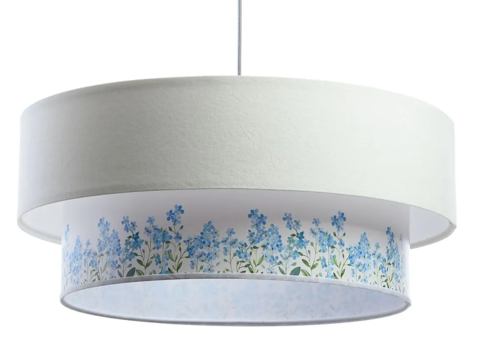 Lampa wisząca DOUBLE FLOWER 40 biała nowoczesna do kuchni | MIRAT.