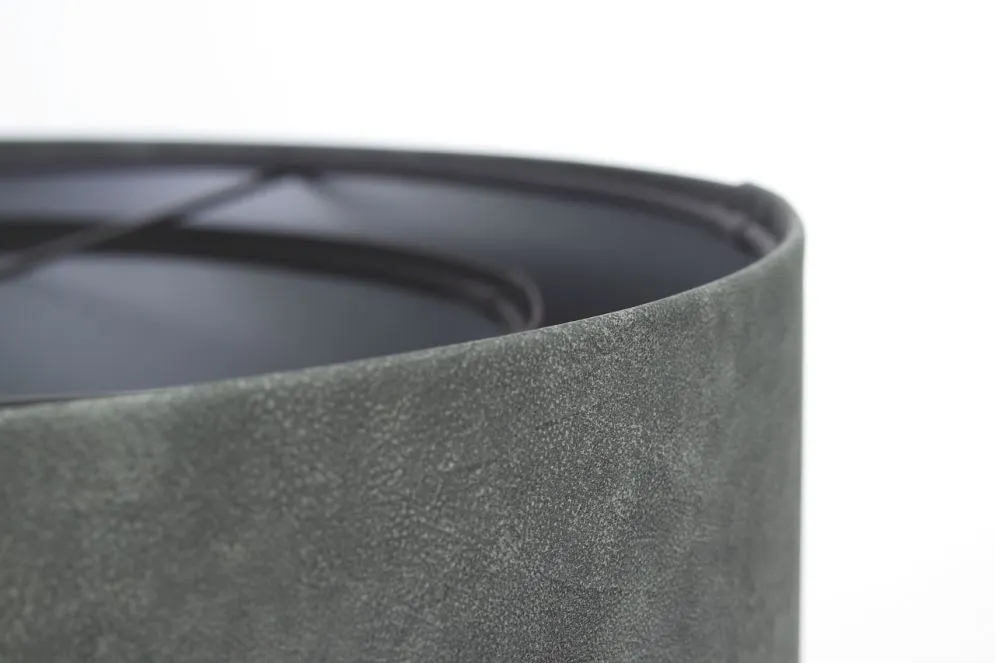 Lampa wisząca DOUBLE ZAMSZ 60 szara/czarna symetryczna na 1 żarówkę | MIRAT.