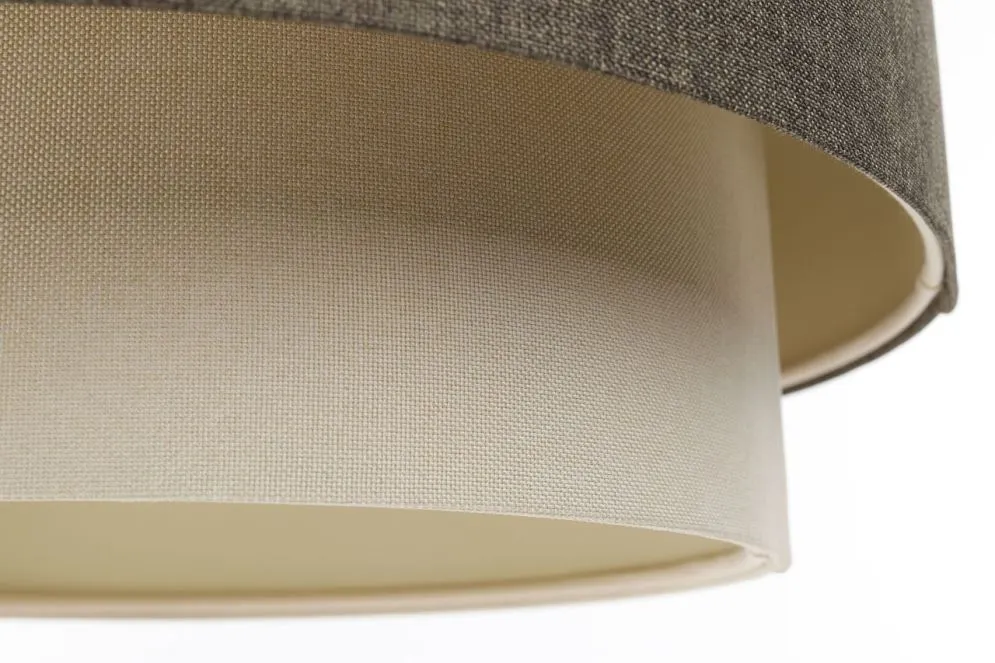 Lampa wisząca ERUTAN DOUBLE 40 szara/kremowa minimalistyczna I sklep meblowy MIRAT.