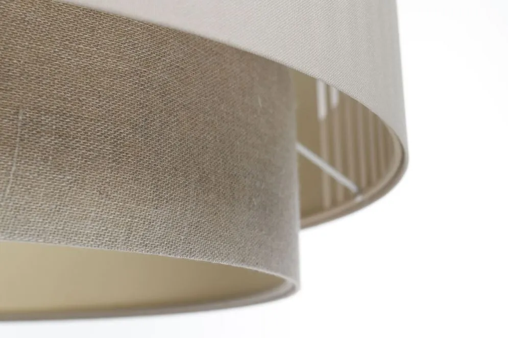 Lampa wisząca DUO LAMI LINE 70x28 kremowa/beżowa sufitowa I sklep meblowy MIRAT.