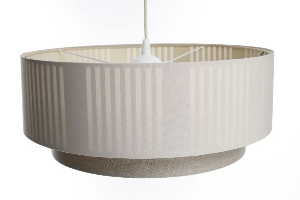 Lampa wisząca DUO LAMI LINE 50x20 kremowa/beżowa do sypialni I sklep meblowy MIRAT.