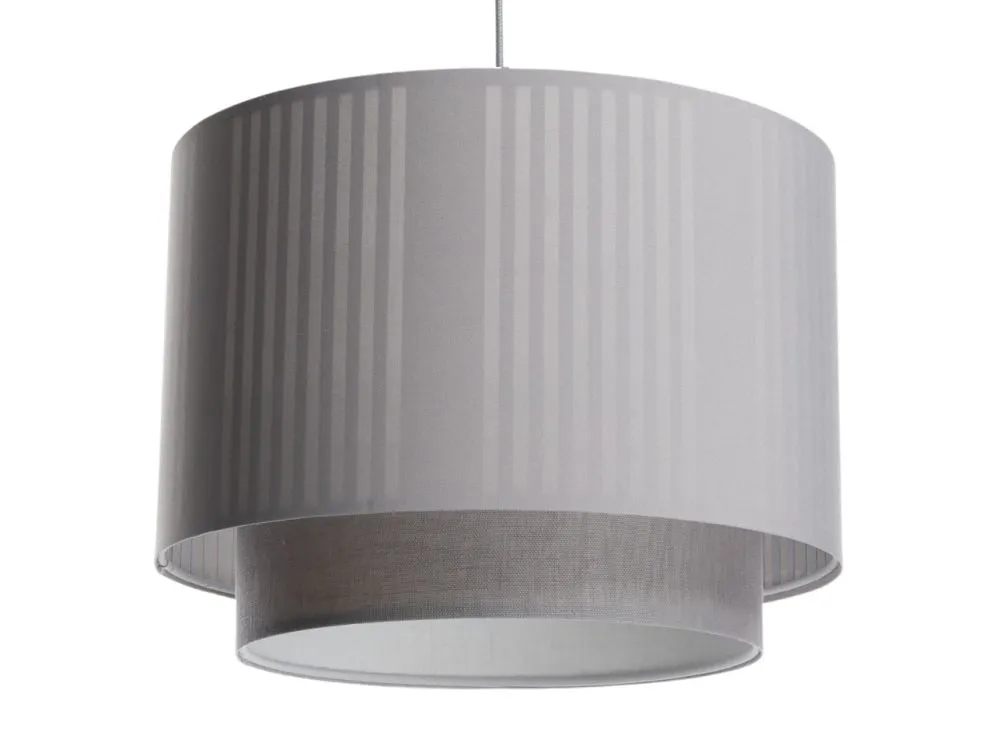 Lampa wisząca DUO LAMI LINE 50 szara lniana I sklep meblowy MIRAT.