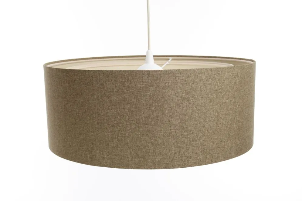 Lampa wisząca ERUTAN DOUBLE 50 brązowa na 1 żarówkę I sklep meblowy MIRAT.