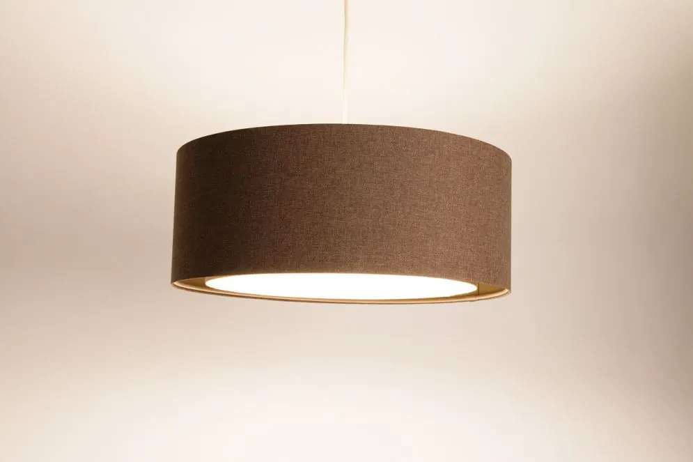 Lampa wisząca ERUTAN DOUBLE 50 brązowa na 1 żarówkę I sklep meblowy MIRAT.
