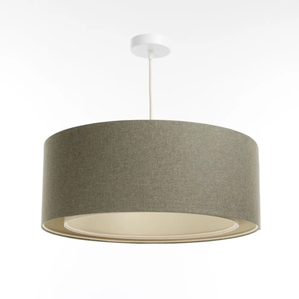 Lampa wisząca ERUTAN DOUBLE 40 zielona ręcznie robiona I sklep meblowy MIRAT.