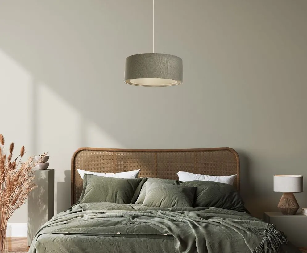 Lampa wisząca ERUTAN DOUBLE 60 zielona nad stół do jadalni I sklep meblowy MIRAT.