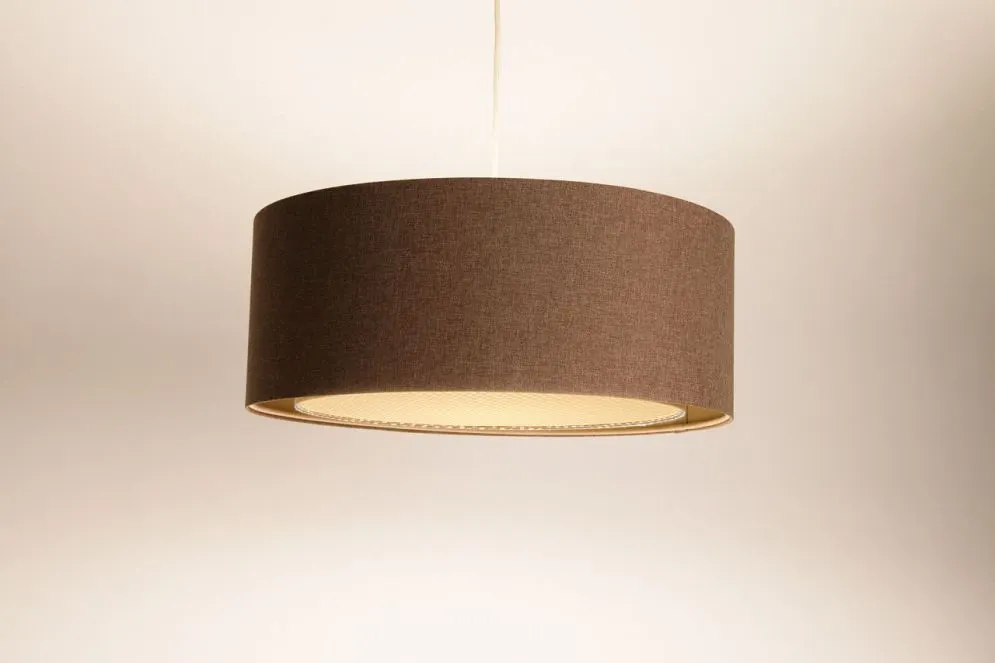 Lampa wisząca ERUTAN RATTAN 40 brązowa z rattanową blendą I sklep meblowy MIRAT.