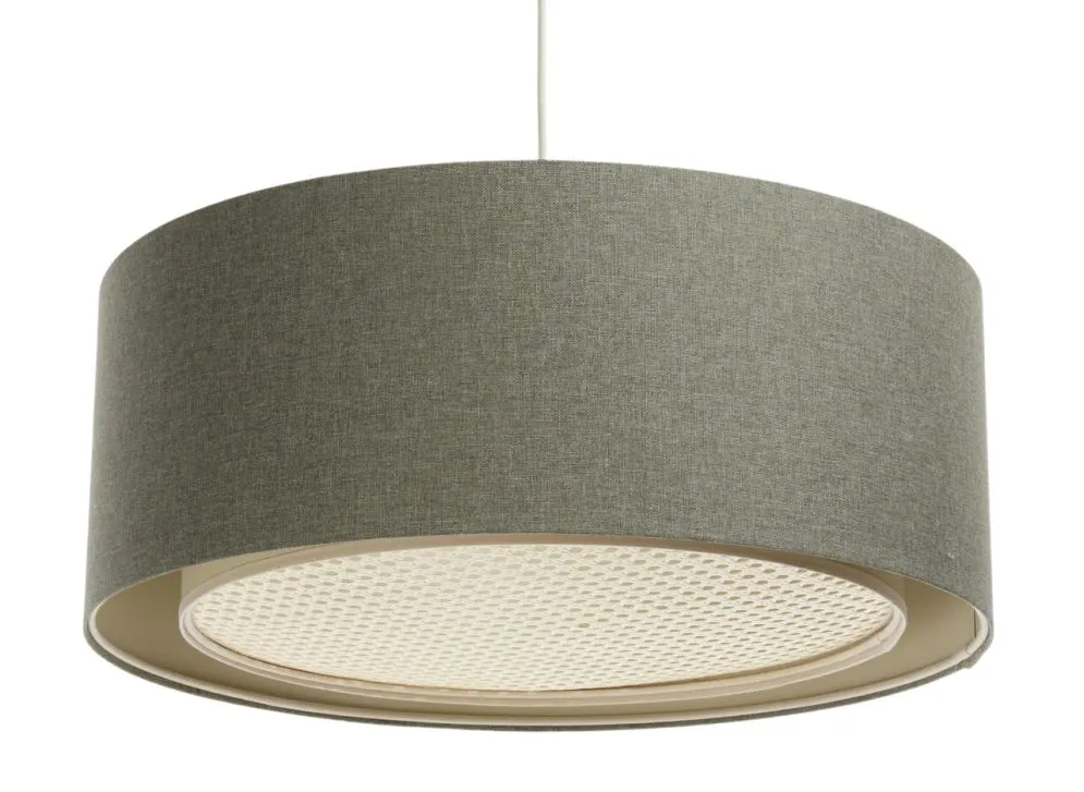 Lampa wisząca ERUTAN RATTAN 60 zielona w stylu boho I sklep meblowy MIRAT.