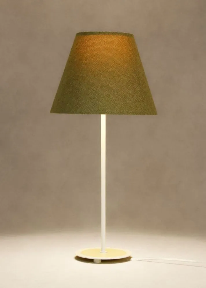 Lampa stołowa ENTURO IV zielona mała do sypialni I sklep meblowy MIRAT.