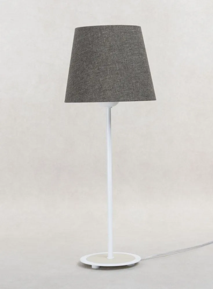 Lampa stołowa ENTURO II szara w stylu boho I sklep meblowy MIRAT.