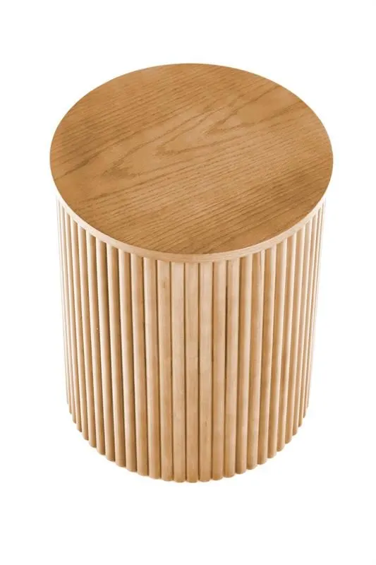 Stolik kawowy WOODY-S 40x40 naturalny do salonu | MIRAT.