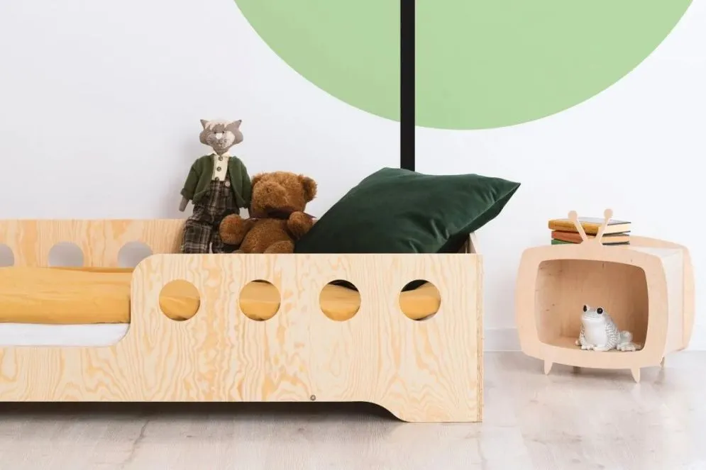 Łóżko dziecięce KIKI 5 90x190 sosna ekologiczne | MIRAT. w stylu kolekcja