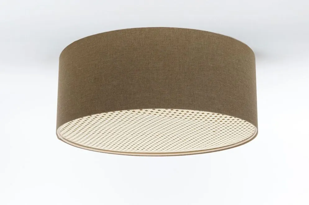 Plafon sufitowy ERUTAN RATTAN 70 brązowy w stylu boho I sklep meblowy MIRAT.