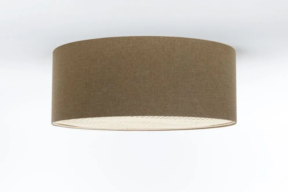 Plafon sufitowy ERUTAN RATTAN 70 brązowy w stylu boho I sklep meblowy MIRAT.