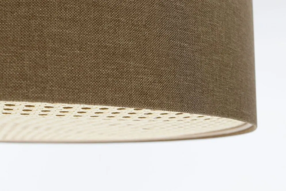 Plafon sufitowy ERUTAN RATTAN 70 brązowy w stylu boho I sklep meblowy MIRAT.