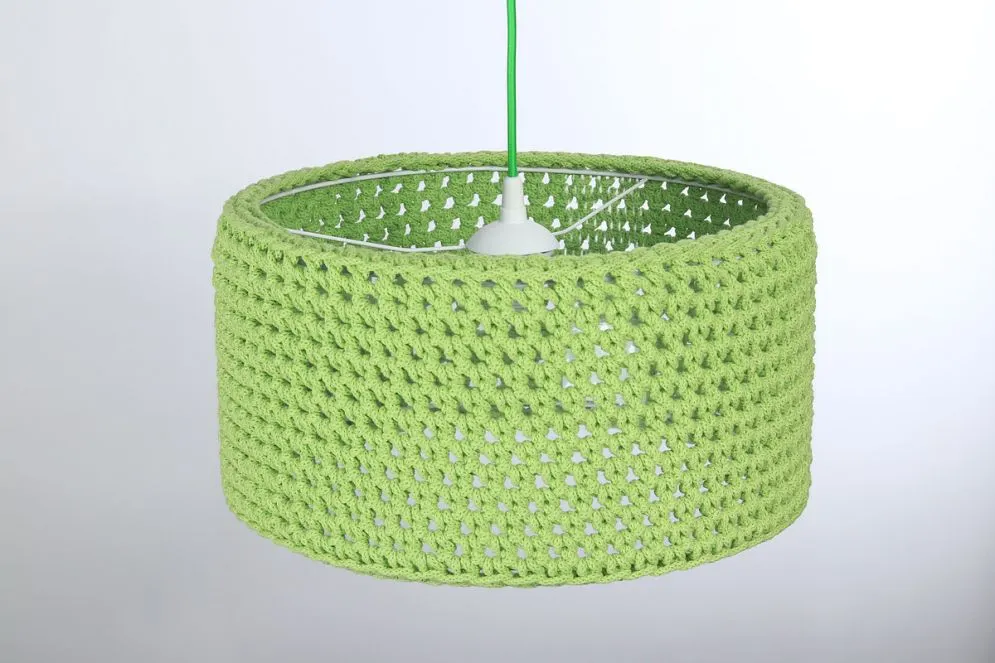 Lampa wisząca COTTON 40 zielona do pokoju dziecięcego | MIRAT.