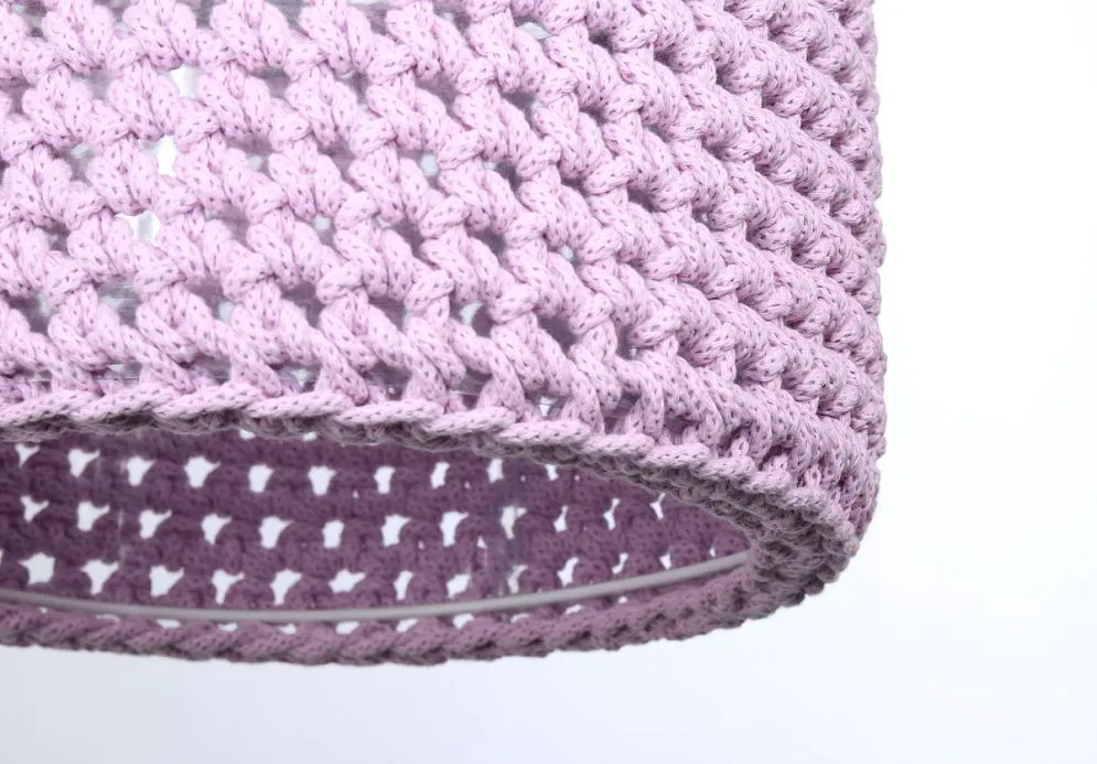 Lampa wisząca COTTON 30 fioletowa do pokoju dziecka | MIRAT. w stylu  kolekcja