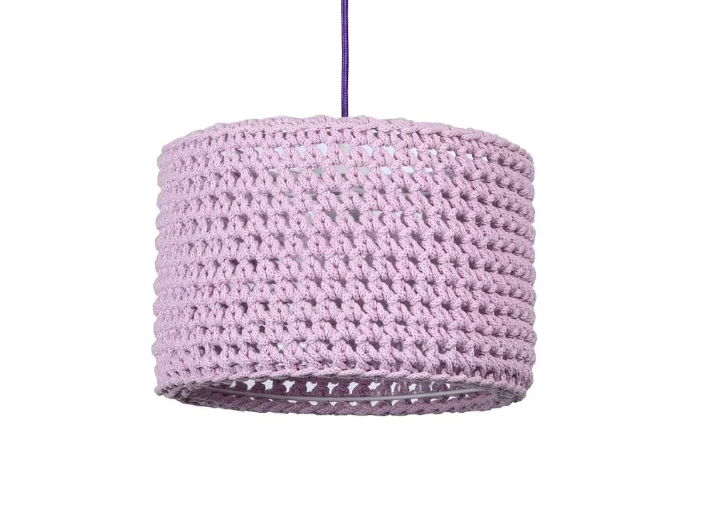 Lampa wisząca COTTON 30 fioletowa do pokoju dziecka | MIRAT. w stylu  kolekcja