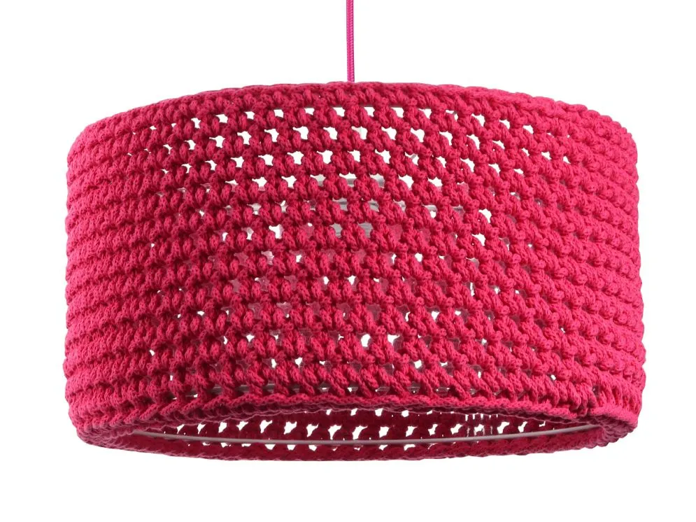 Lampa wisząca COTTON 40 czerwona do salonu | MIRAT. w stylu  kolekcja