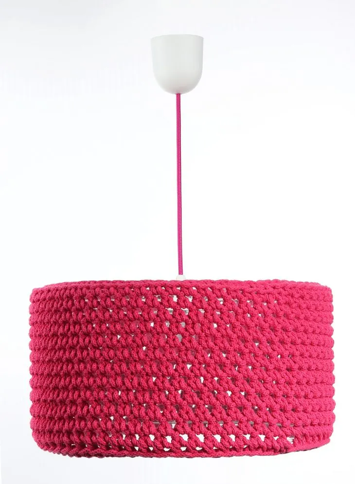Lampa wisząca COTTON 40 czerwona do salonu | MIRAT. w stylu  kolekcja