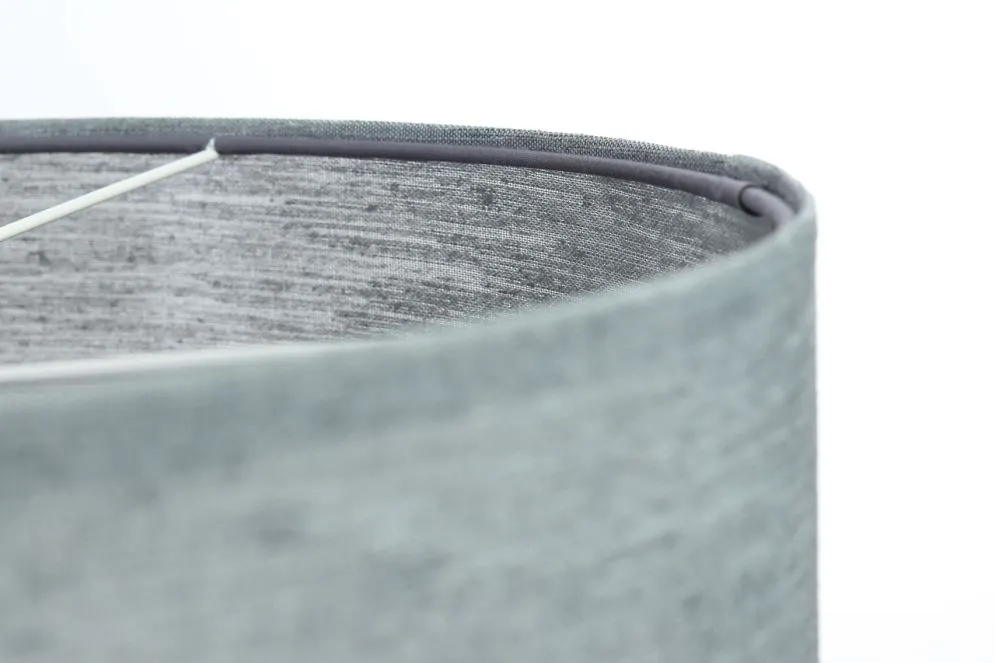Lampa wisząca NATURAL GREY 40 szara walec tkanina | MIRAT.