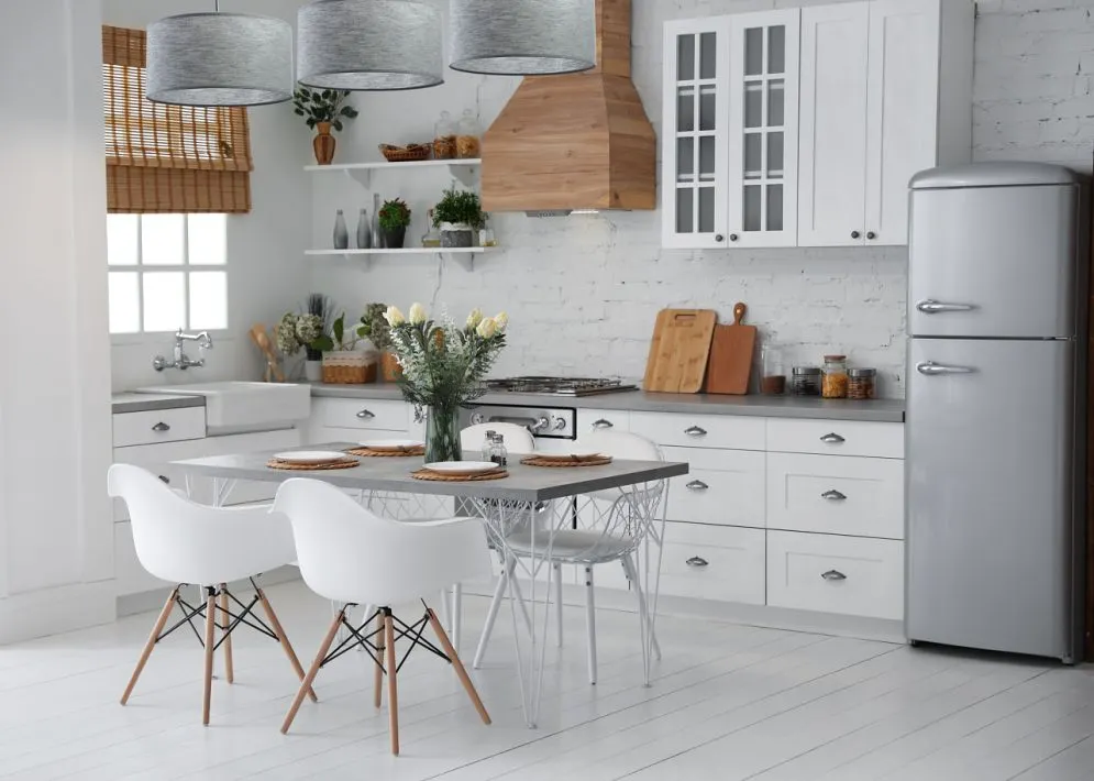 Lampa wisząca NATURAL GREY 60 szara nowoczesna w stylu boho | MIRAT.