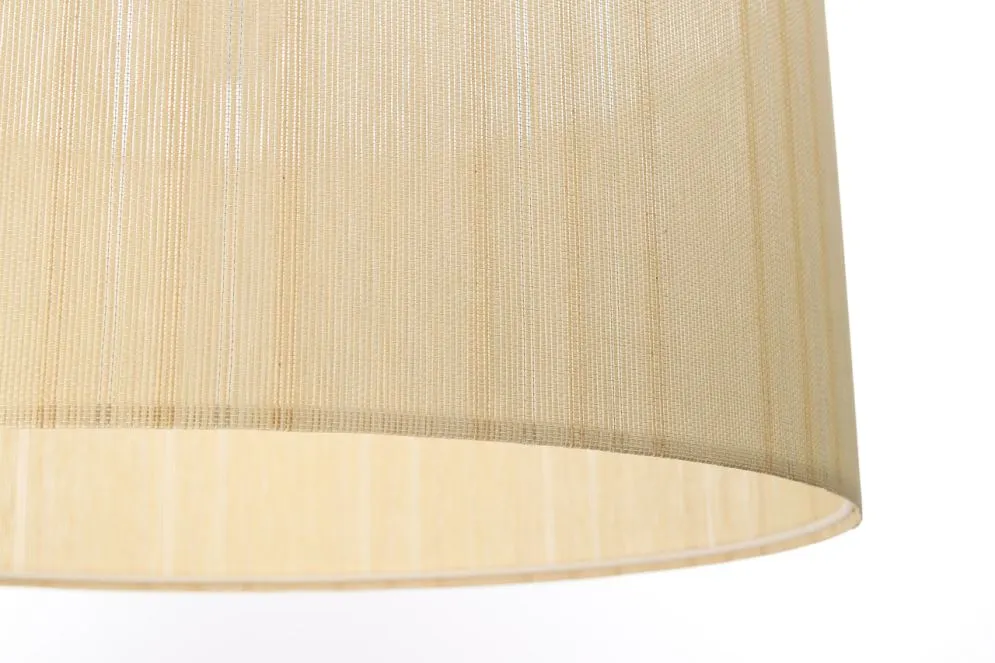 Lampa wisząca NATURAL LIGHT 60 beżowa do kuchni tkanina | MIRAT.