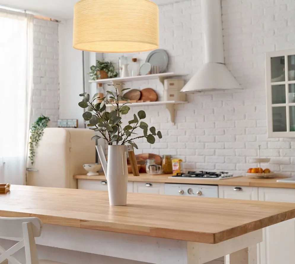 Lampa wisząca NATURAL RATTAN 50 beżowa walec tkanina | MIRAT.