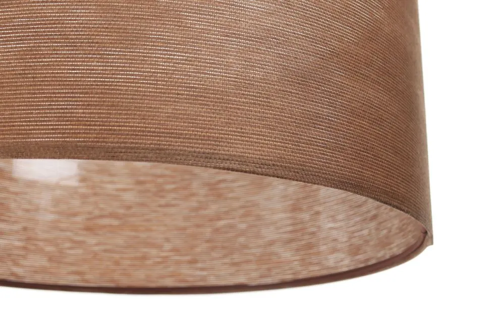 Lampa wisząca NATURAL BROWN 50 brązowa do jadalni | MIRAT.