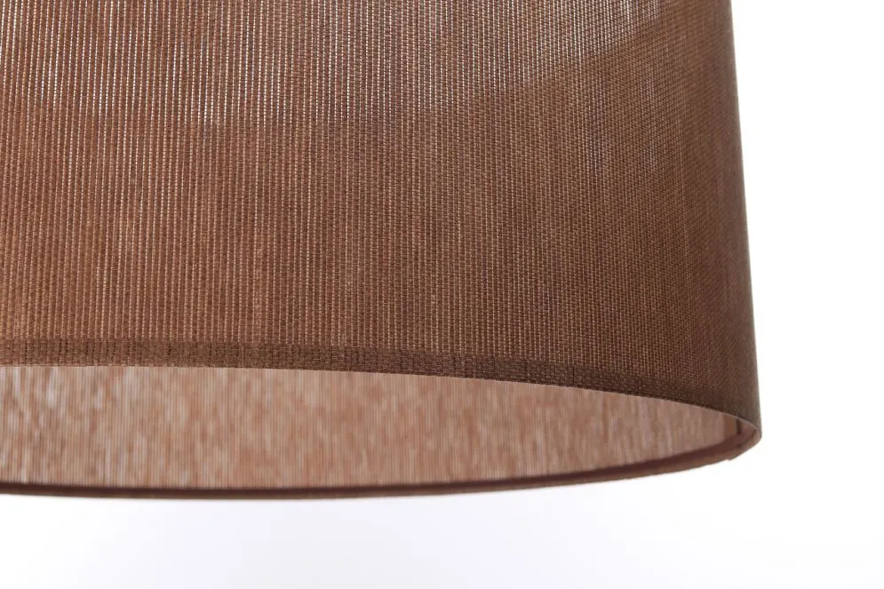 Lampa wisząca NATURAL BROWN 60 brązowa nad stół | MIRAT.