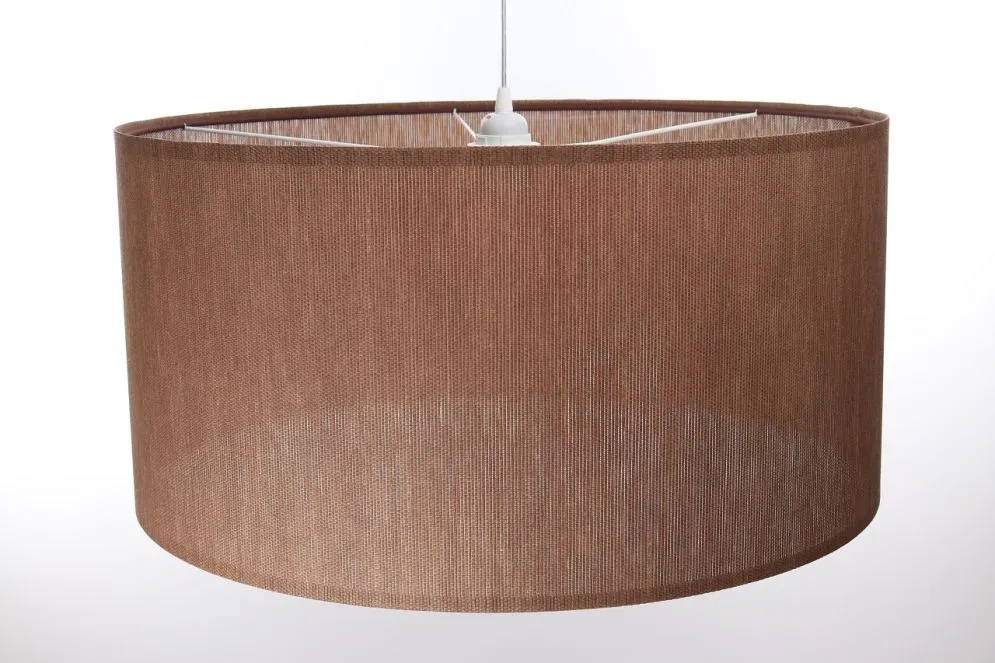 Lampa wisząca NATURAL BROWN 60 brązowa nad stół | MIRAT.