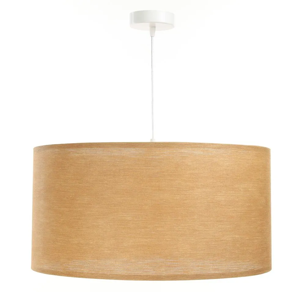 Lampa wisząca NATURAL BEIGE 50 beżowa do salonu | MIRAT.