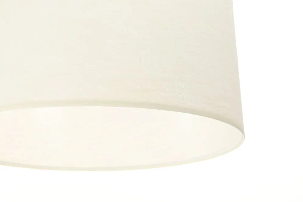 Lampa wisząca NATURAL CREAM 50 kremowa płócienna minimalistyczna | MIRAT.