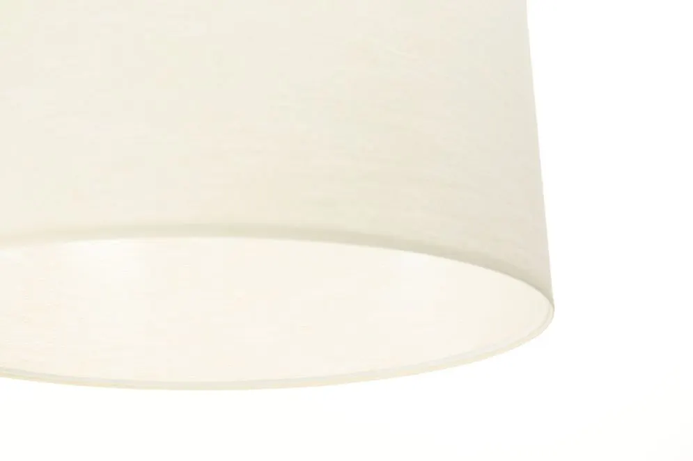 Lampa wisząca NATURAL CREAM 40 kremowa tkanina walec | MIRAT.