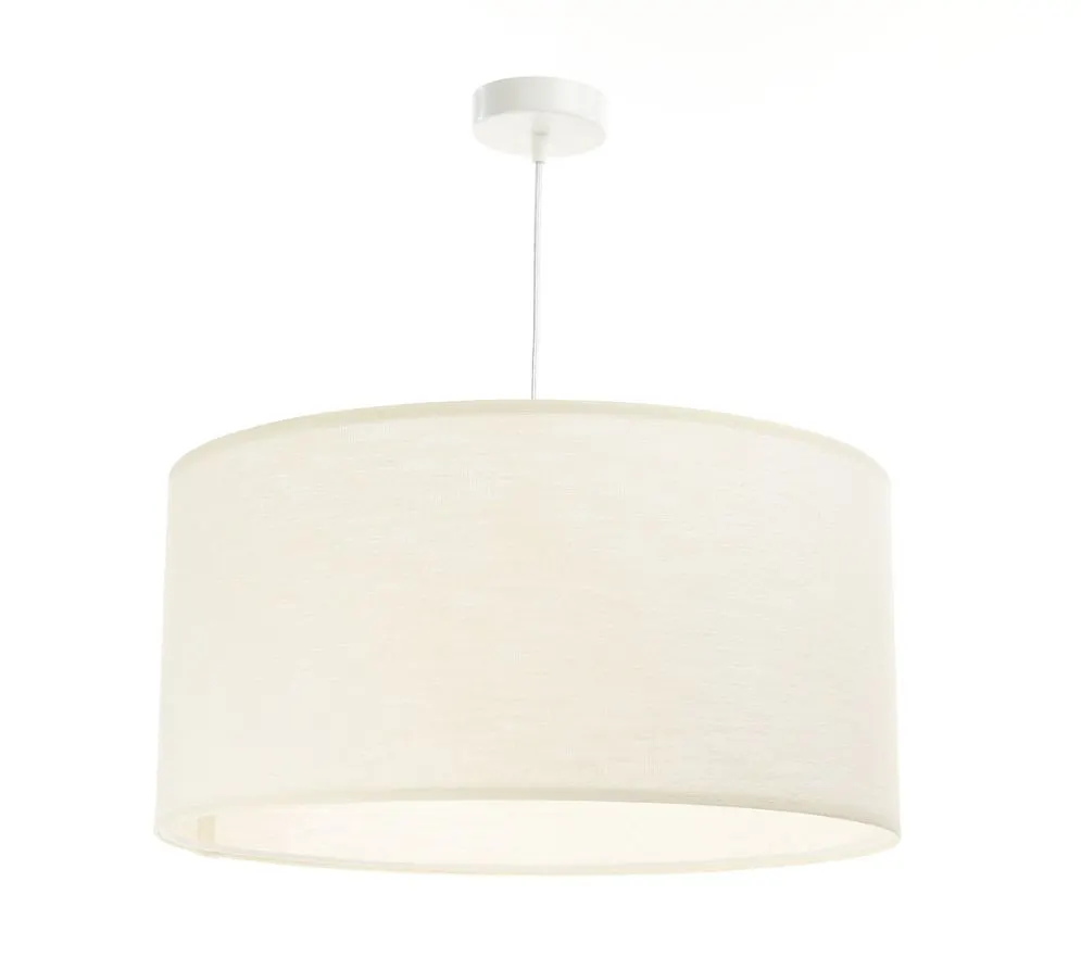 Lampa wisząca NATURAL CREAM 60 kremowa nad stół boho | MIRAT.
