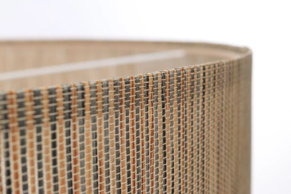 Lampa wisząca NATURAL BAMBOO 60 beżowa płócienna polskiej produkcji | MIRAT.