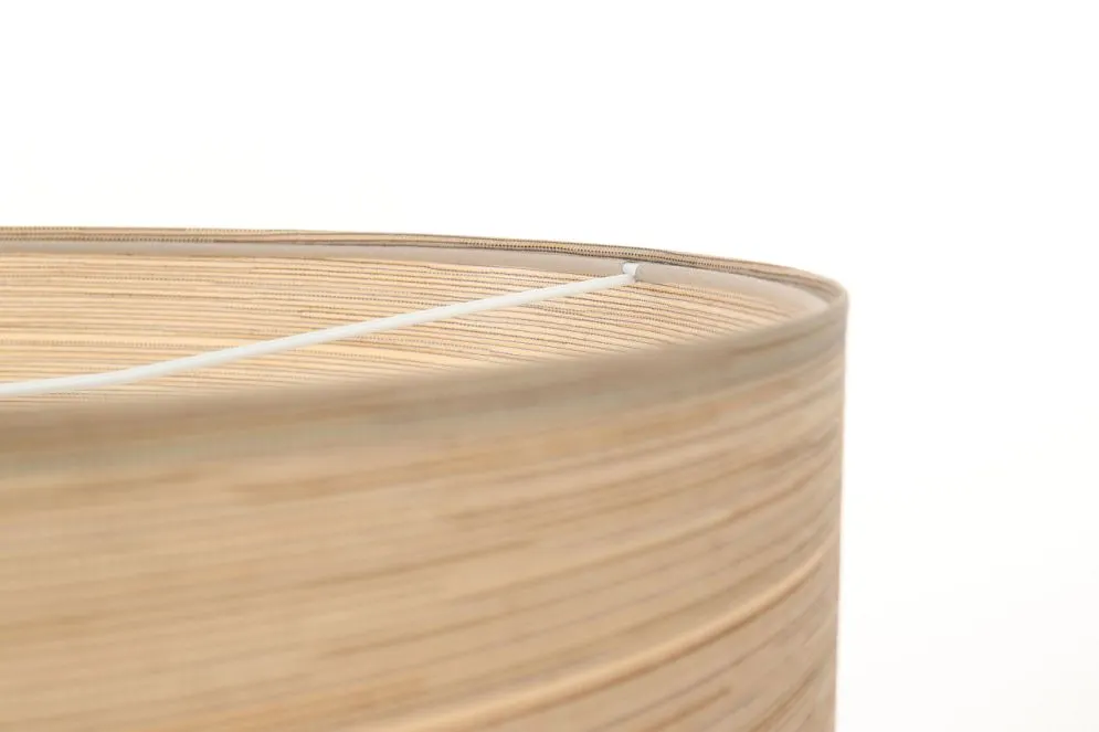 Lampa wisząca NATURAL REED 50 beżowa minimalistyczna do kuchni | MIRAT.