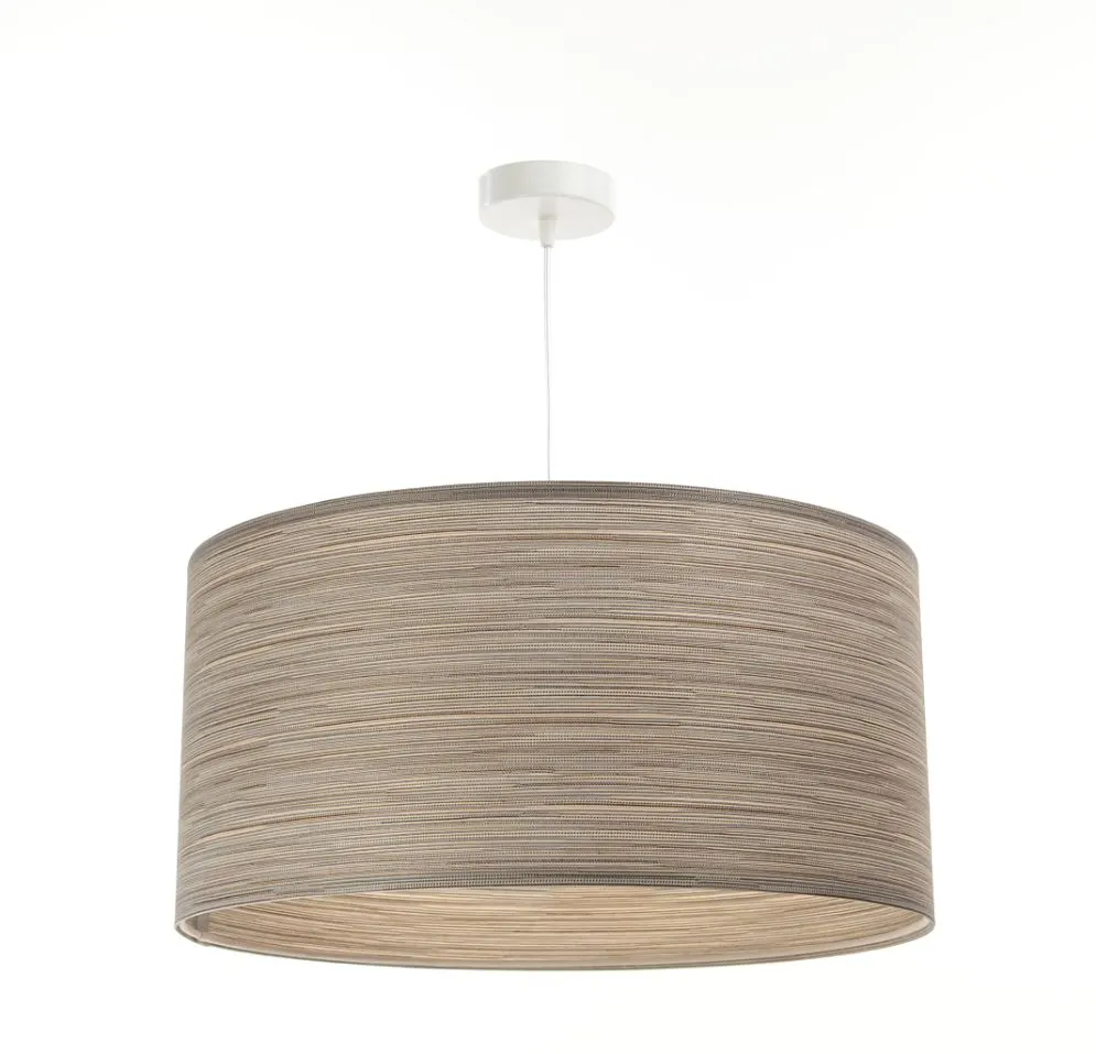 Lampa wisząca NATURAL FIBER 50 ciemnobeżowa w stylu natural | MIRAT.