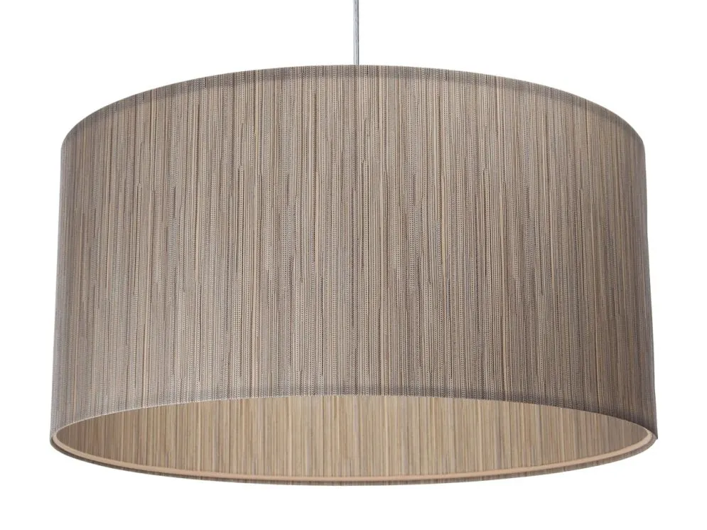 Lampa wisząca NATURAL FIBER 60 ciemnobeżowa do jadalni polskiej produkcji | MIRAT.