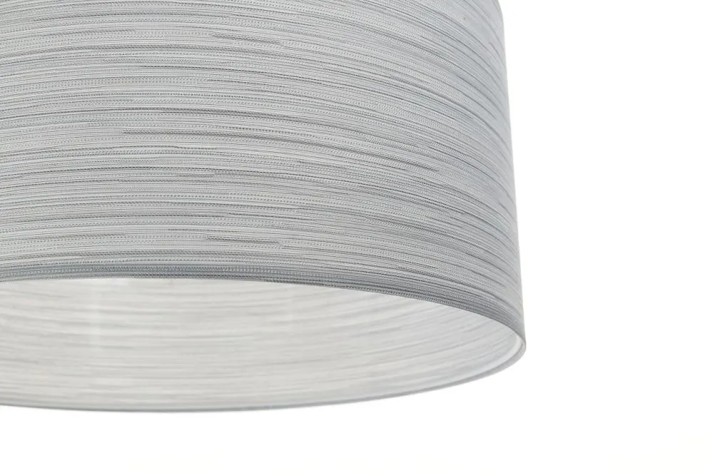 Lampa wisząca NATURAL SILVER 40 jasnoszara minimalistyczna walec | MIRAT.