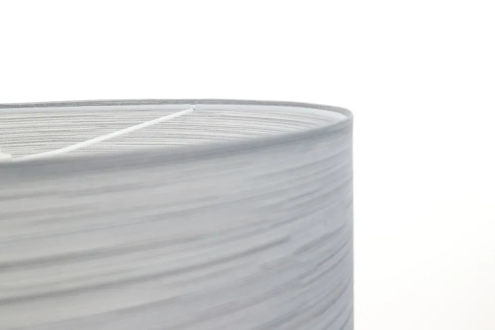 Lampa wisząca NATURAL SILVER 40 jasnoszara minimalistyczna walec | MIRAT.