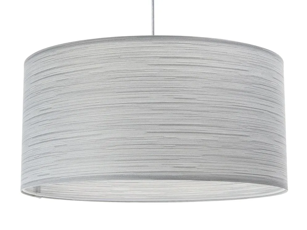 Lampa wisząca NATURAL SILVER 40 jasnoszara minimalistyczna walec | MIRAT.
