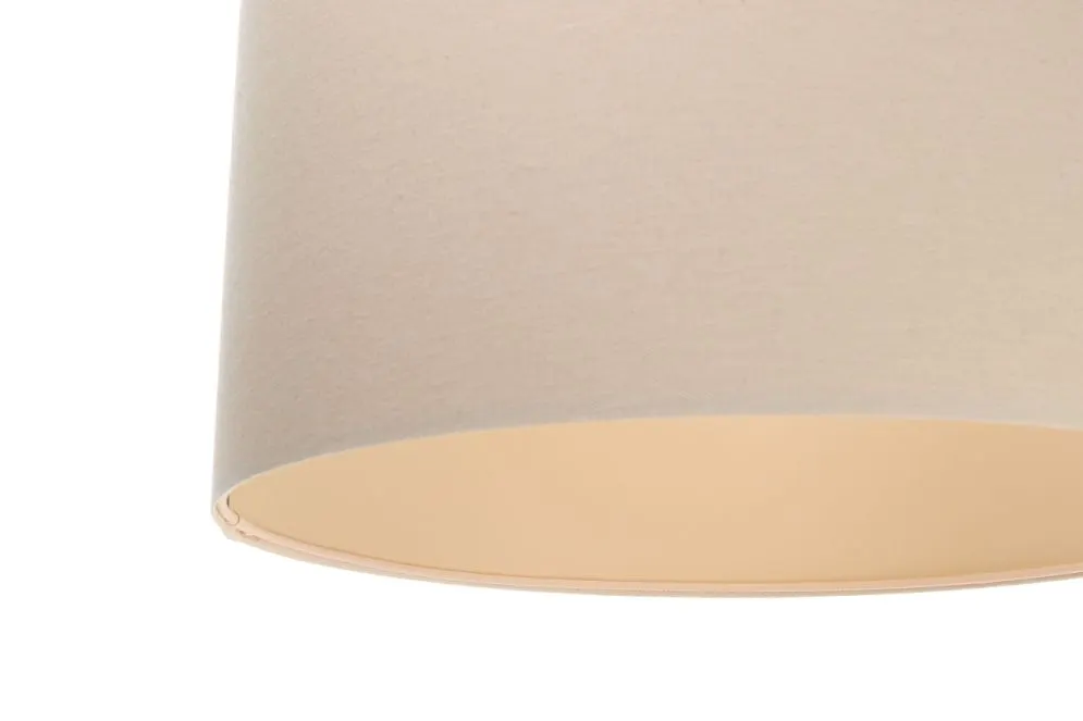 Lampa wisząca BOHO LEN 50 kremowa walec w stylu boho | MIRAT.