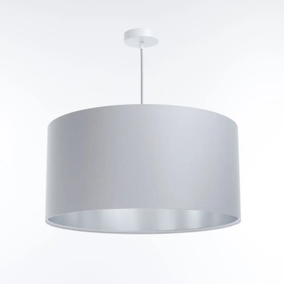 Lampa wisząca MODERN 70 szara/srebrne lustro na 1 żarówkę I sklep meblowy MIRAT.