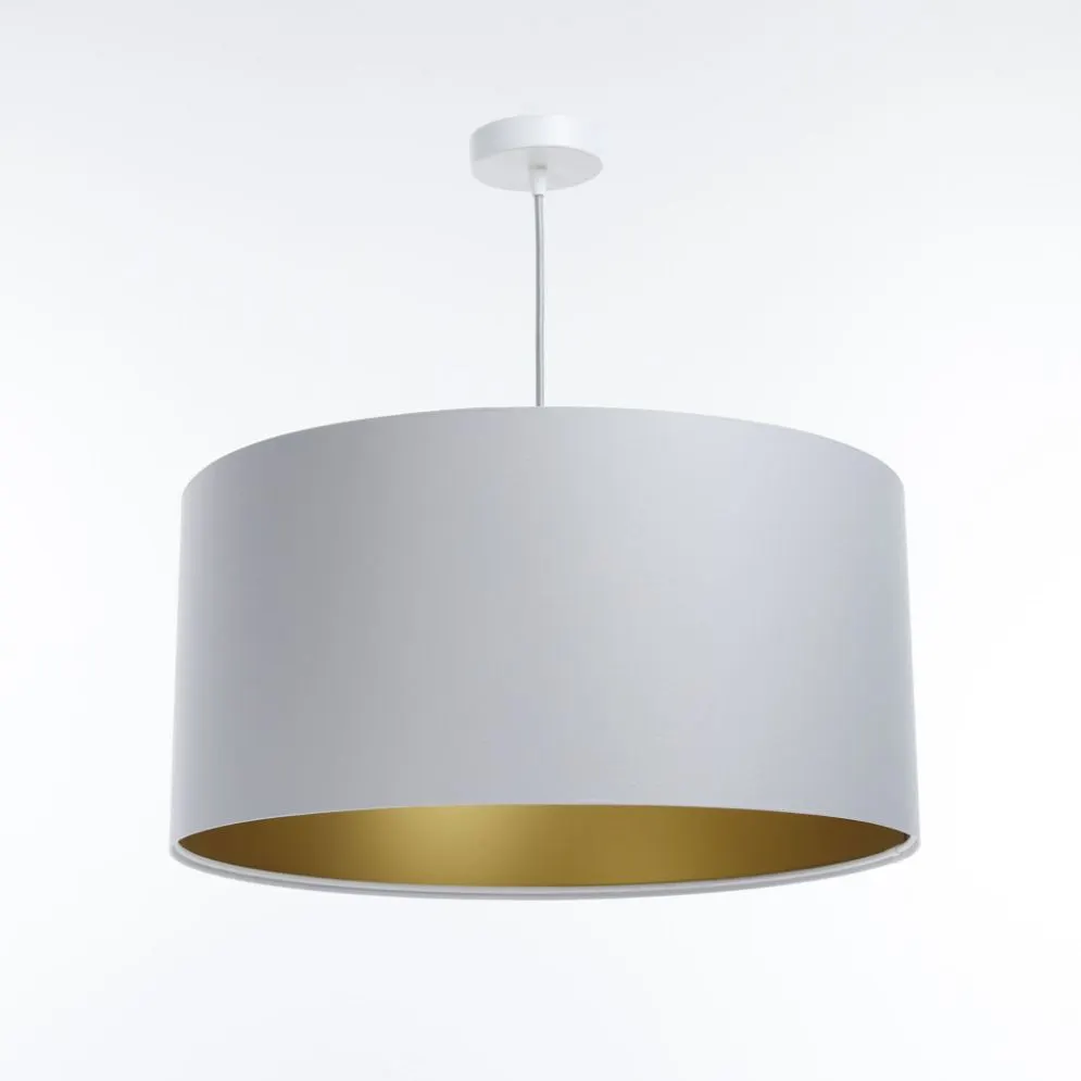 Lampa wisząca MODERN 40 szara/złota w stylu glamour I sklep meblowy MIRAT.