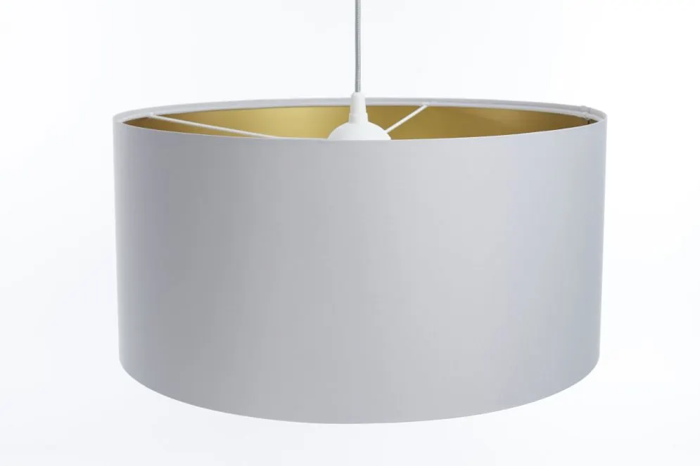 Lampa wisząca MODERN 40 szara/złota w stylu glamour I sklep meblowy MIRAT.