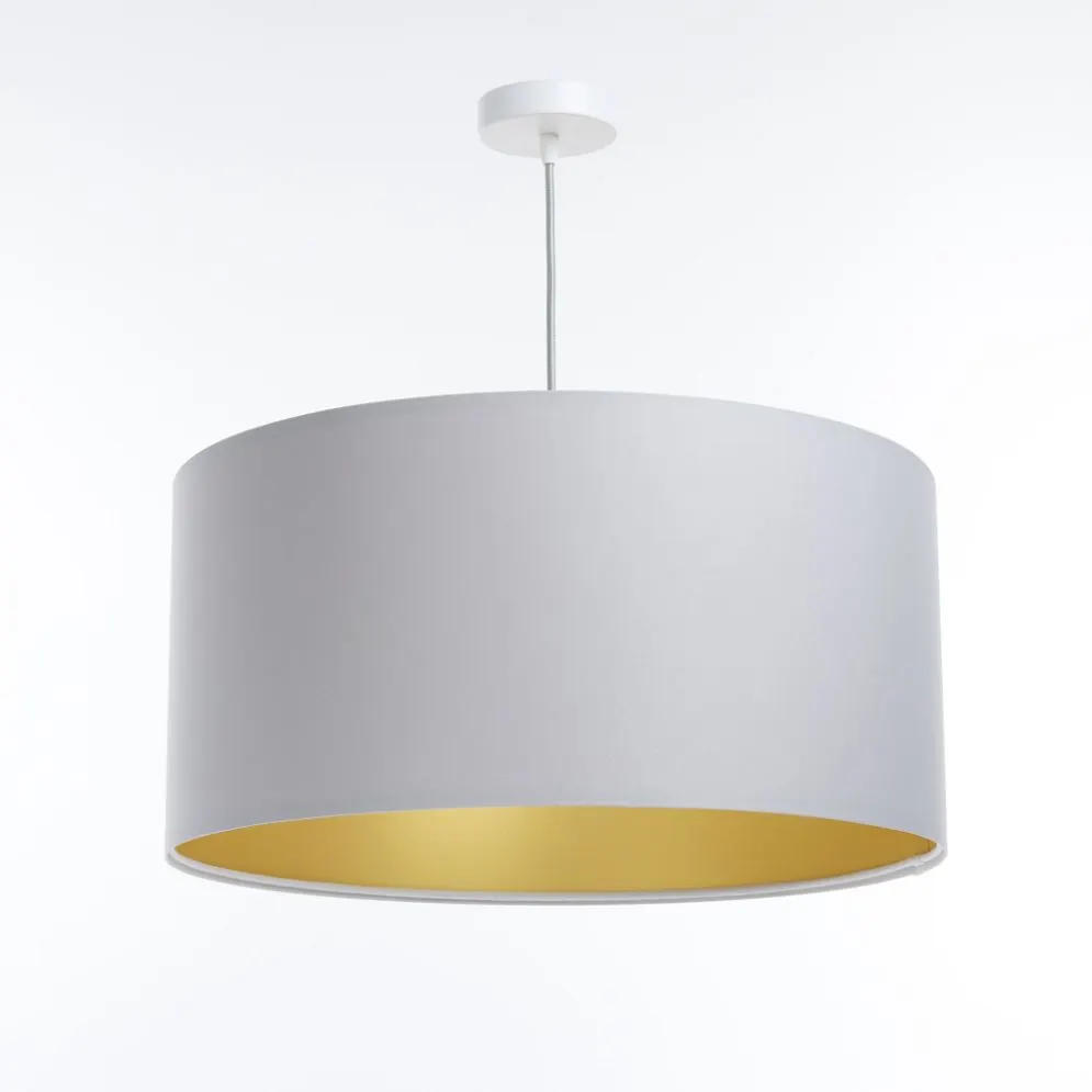 Lampa wisząca MODERN 70 szara/złoty mat nad stół I sklep meblowy MIRAT.