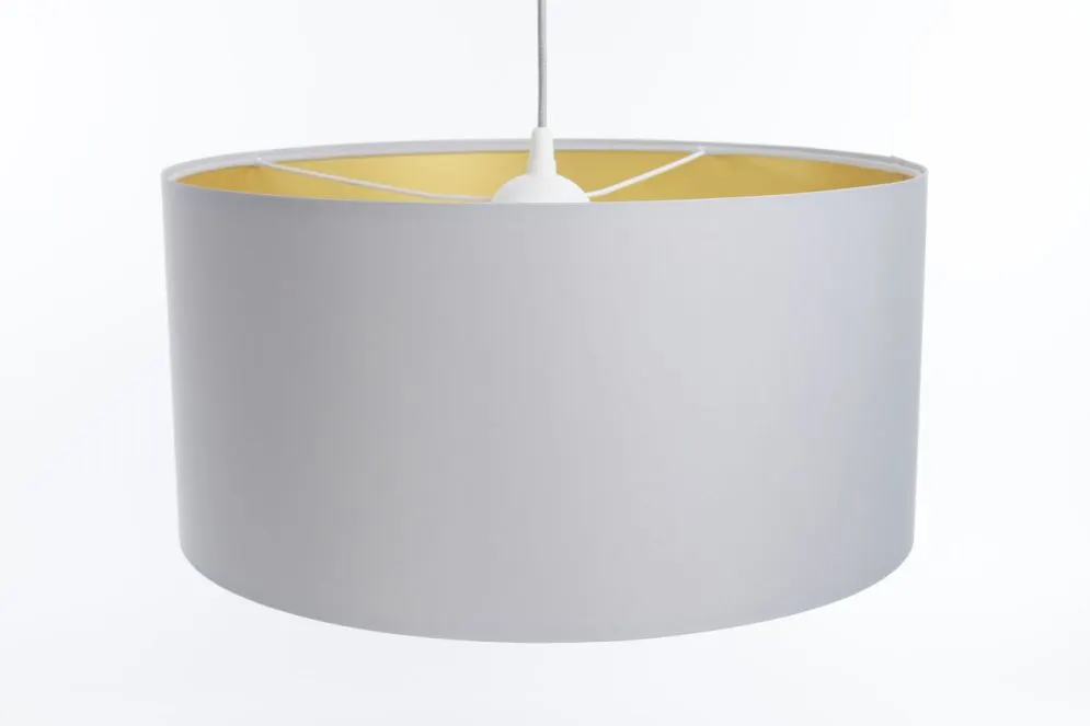 Lampa wisząca MODERN 50 szara/złoty mat nad stół I sklep meblowy MIRAT.