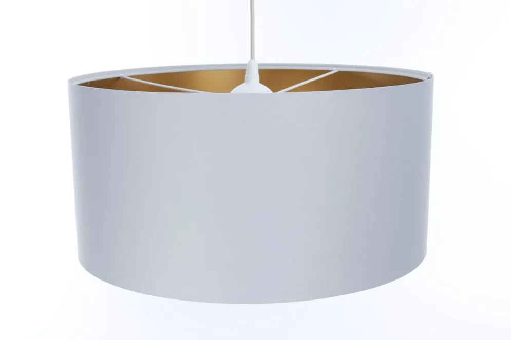 Lampa wisząca MODERN 60 szara/miedziana nad stół I sklep meblowy MIRAT.